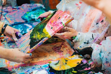 Kids Messy Painting
