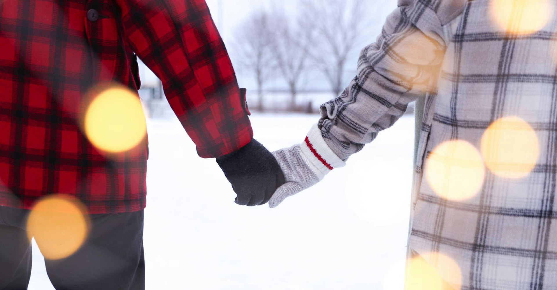 Holding Hands in Winter